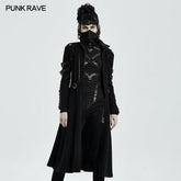 WY-1302XCF Punk Casual Mid Length Coat?-??Punk Rave Clothing
