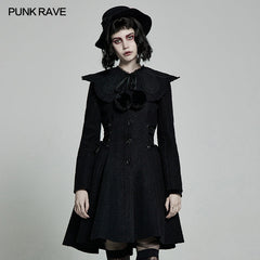 WY-1307ECF 2021 Goth Woollen Coat?-??Punk Rave Clothing