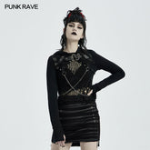 WY-1313XDF Punk Woven Short Coat?-??Punk Rave Clothing
