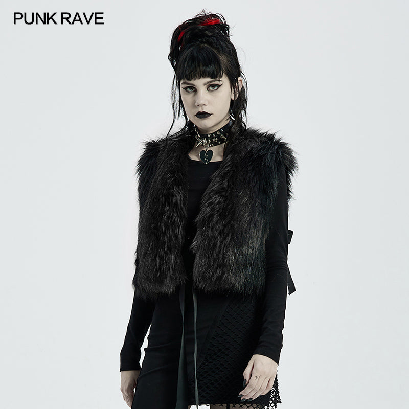 WY-1317MJF Punk black Stripe Woollen Coat?-??Punk Rave Clothing