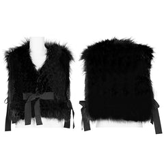 WY-1317MJF Punk black Stripe Woollen Coat?-??Punk Rave Clothing