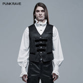 WY-1318MJM 2021 Goth Striped Vest?-??Punk Rave Clothing