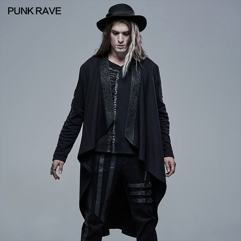 WY-1323XCM Gothic dark devil cardigan?-??Punk Rave Clothing