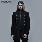 WY-1334ECM Punk Daily Woollen Jacket?-??Punk Rave Clothing