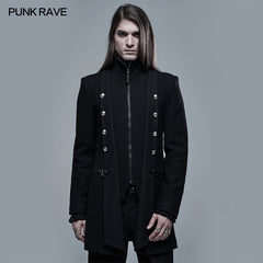 WY-1334ECM Punk Daily Woollen Jacket?-??Punk Rave Clothing