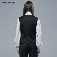 WY-1339MJM Gothic Gentleman Vest?-??Punk Rave Clothing