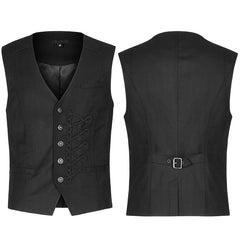 WY-1339MJM Gothic Gentleman Vest?-??Punk Rave Clothing