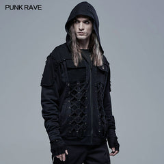 WY-1346XDM Goth Sweater Cardican?-??Punk Rave Clothing