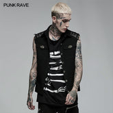 WY-1361MJM Punk Daily Wear Simple Vest?-??Punk Rave Clothing