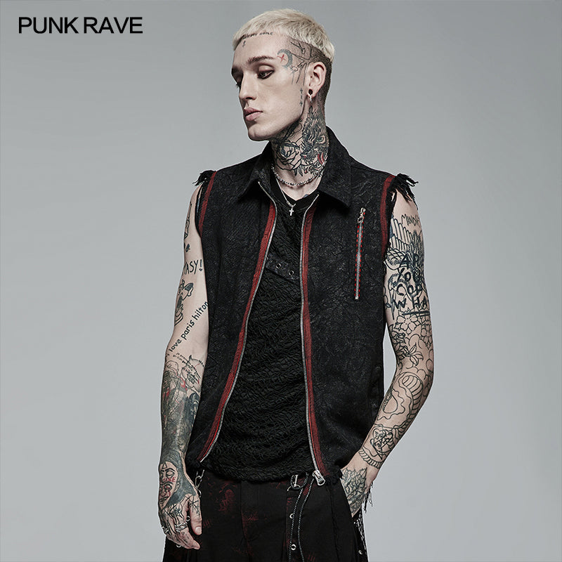 WY-1372MJM Punk Daily Wear Decadent Vest?-??Punk Rave Clothing