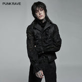 WY-1373MJM Gothic noble jacquard vest?-??Punk Rave Clothing