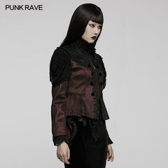 WY-1385 Goth gorgeous jacket?-??Punk Rave Clothing