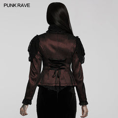 WY-1385 Goth gorgeous jacket?-??Punk Rave Clothing