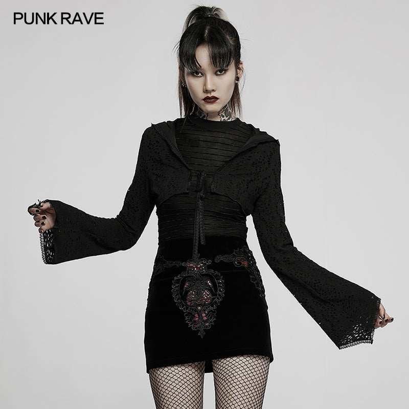 WY-1386XDF Goth daily jacket?-??Punk Rave Clothing