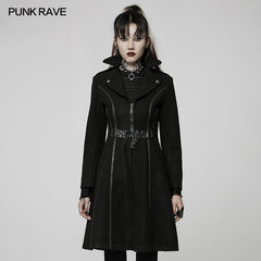 WY-1389XCF 2022 Punk military handsome coat?-??Punk Rave Clothing