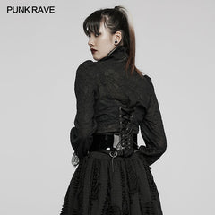 WY-1391CCF Gothic texture delicate blouse?-??Punk Rave Clothing