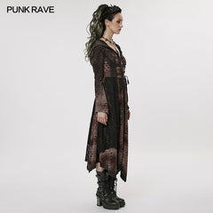 WY-1393XCF Dark Wizard Coat?-??Punk Rave Clothing