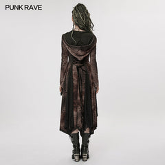 WY-1393XCF Dark Wizard Coat?-??Punk Rave Clothing