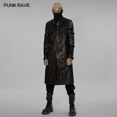 WY-1408XCM Punk personalized hollow out coat?-??Punk Rave Clothing
