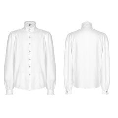 WY-1409CCM Gothic Dragon scale jacquard shirt?-??Punk Rave Clothing