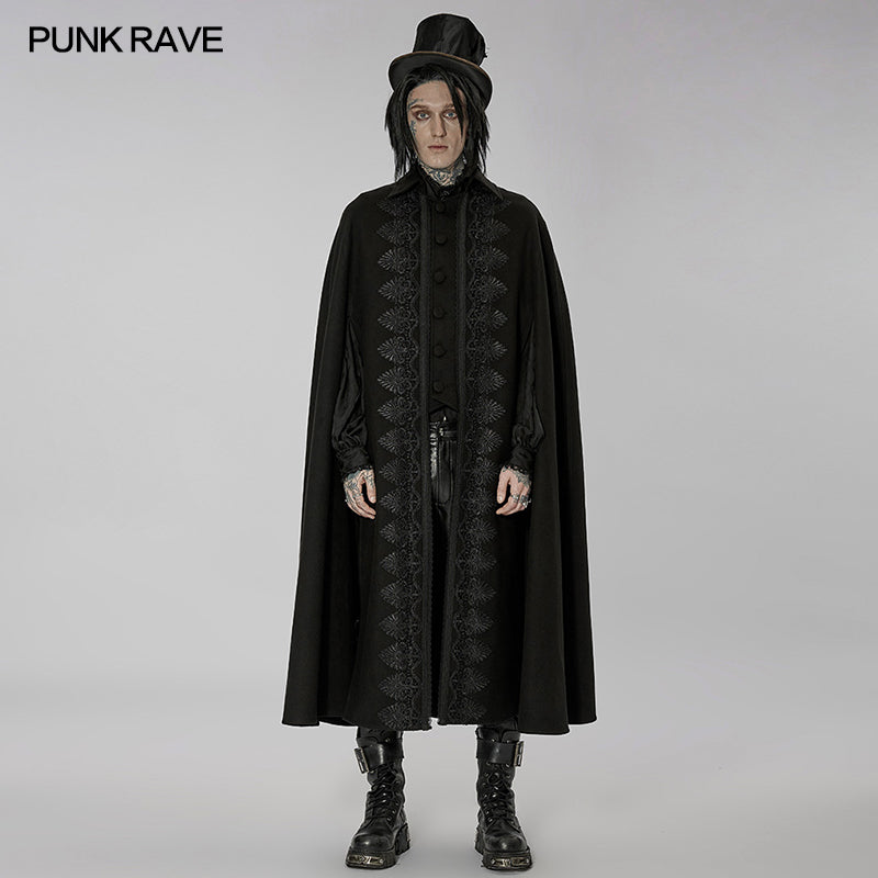 WY-1411DPM Goth gorgeous long cloak?-??Punk Rave Clothing