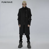 WY-1422XCM Punl knitted long coat?-??Punk Rave Clothing