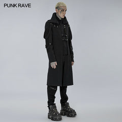 WY-1422XCM Punl knitted long coat?-??Punk Rave Clothing