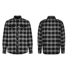 WY-1427CCM Punk Plaid Shirt?-??Punk Rave Clothing