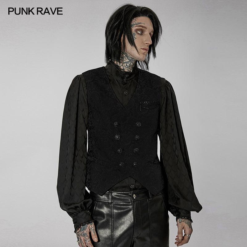WY-1436MJM 2022 Gorgeous Goth vest?-??Punk Rave Clothing