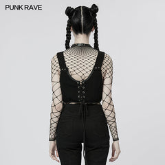 WY-1438MJF Punk personalized small vest?-??Punk Rave Clothing