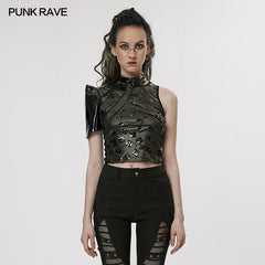 WY-1444XDF Cyber one-arm jacket?-??Punk Rave Clothing