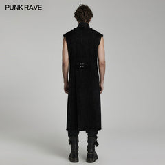 WY-1474MJM Tough Man Doomsday Long Vest?-??Punk Rave Clothing