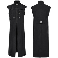 WY-1474MJM Tough Man Doomsday Long Vest?-??Punk Rave Clothing