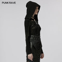 WY-1475XDF The Post-apocalyptic Techwear Bolero?-??Punk Rave Clothing