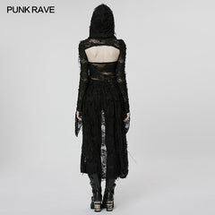 WY-1476XCF Dark Gothic Knitted Coat?-??Punk Rave Clothing