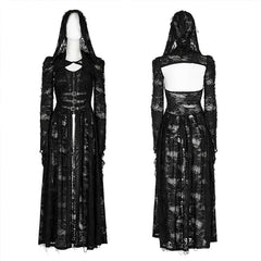 WY-1476XCF Dark Gothic Knitted Coat?-??Punk Rave Clothing