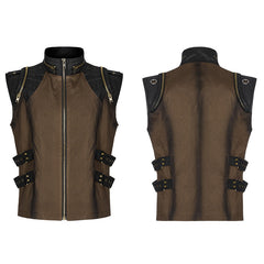 WY-1478DQM Handsome Punk Vest?-??Punk Rave Clothing