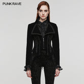 WY-1535DQF Gothic Fake two-piece jacket?-??Punk Rave Clothing