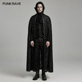 WY-1600DPM Gothic Vampire Cape Costume with Ornate Collar Design FALSE?-??Punk Rave Clothing