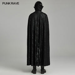 WY-1600DPM Gothic Vampire Cape Costume with Ornate Collar Design FALSE?-??Punk Rave Clothing