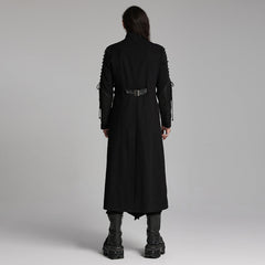 WY-1660XCM Gothic Steampunk Trench Punk Coat Buckle Strap Long Jacket?-??Punk Rave Clothing