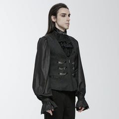 WY-1679MJM Gothic Dragon Scale Brocade Vest Vintage Style?-??Punk Rave Clothing