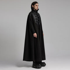 WY-1680DPM Mens Gothic High Collar Buckle Punk Coat Cape?-??Punk Rave Clothing