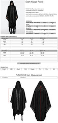 WY-1694DPM Gothic Hooded Cloak Oversized Sleeveless Drape Coat for Men?-??Punk Rave Clothing