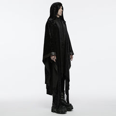 WY-1694DPM Gothic Hooded Cloak Oversized Sleeveless Drape Coat for Men?-??Punk Rave Clothing