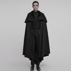 WY-1810DPM Vintage Gothic Coat Victorian Steampunk Full-Length Cloak