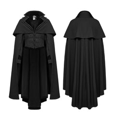 WY-1810DPM Vintage Gothic Coat Victorian Steampunk Full-Length Cloak