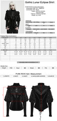 WY-1983CCF Gothic Shirts Velvet Lace Ruffled Victorian Style Blouse