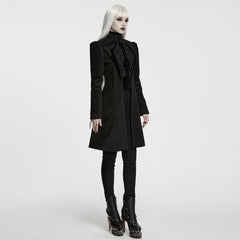 WY-2011ECF Elegant Victorian Inspired Gothic Coat with Intricate Embroidery