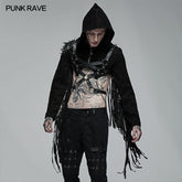 WY-667XDM Punk personality tassel jacket?-??Punk Rave Clothing